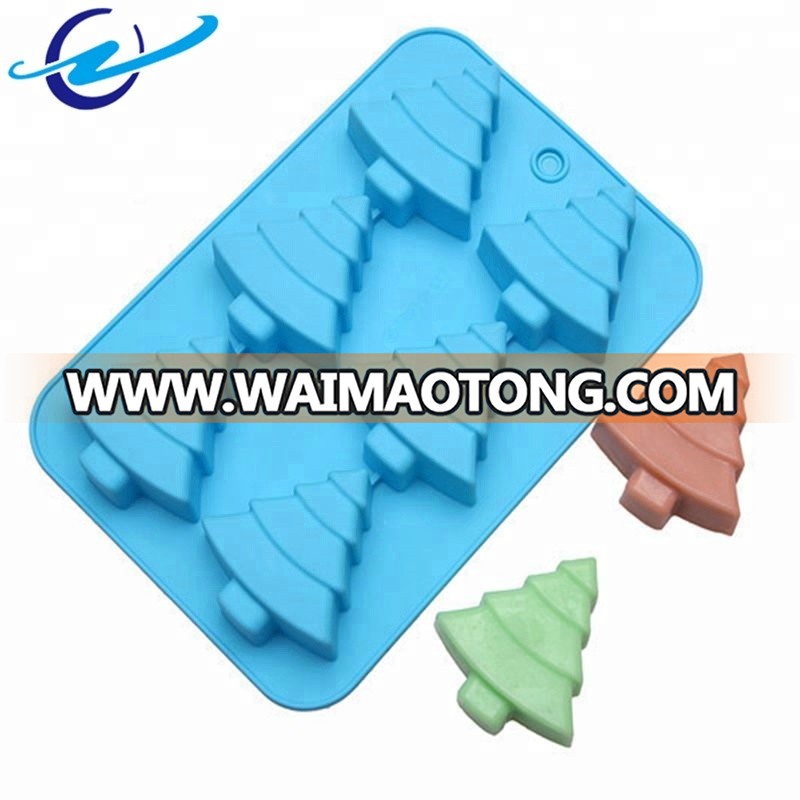 Waimaotong hot sale products wholesale high quality christmas silicone mold with custom silicone bake mold