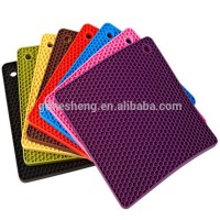 100% Food Grade non-stick perforated round silicone baking mat for oven