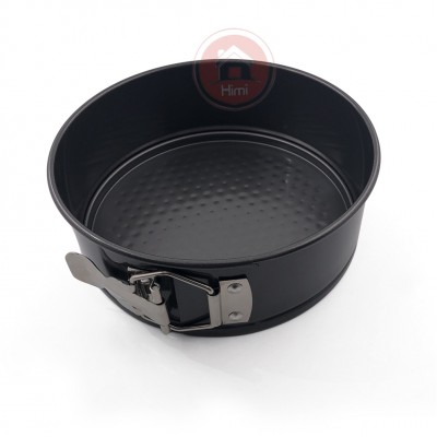 Nonstick Bakeware 7-Inch Oven Springform Pan,Waffle Bottom Quick-Release Latch Coating,Sturdy Scratch-Resistant Springform Pan