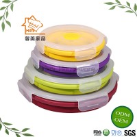 HIMI Cheap Portable and Unbreakable Travel Folding Products Microwave Safe Silicone Bowl Covers