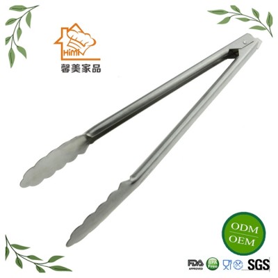 Corrosion Resistance Stainless Steel Food Tongs Serving Ghd Tongs